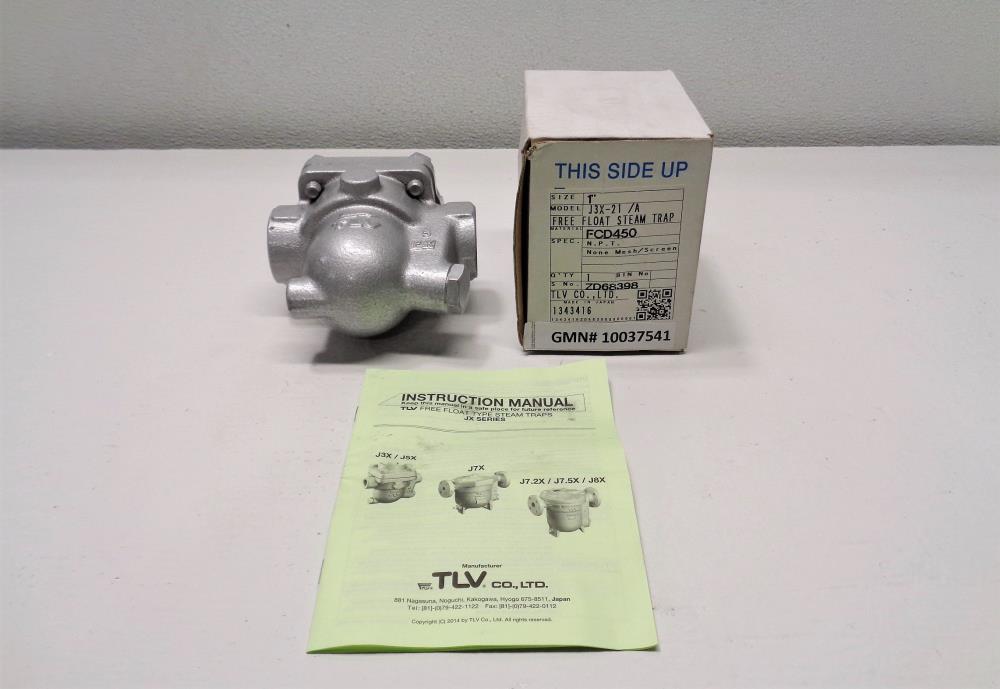 TLV 1" NPT Free Float Steam Trap J3X-21 /A